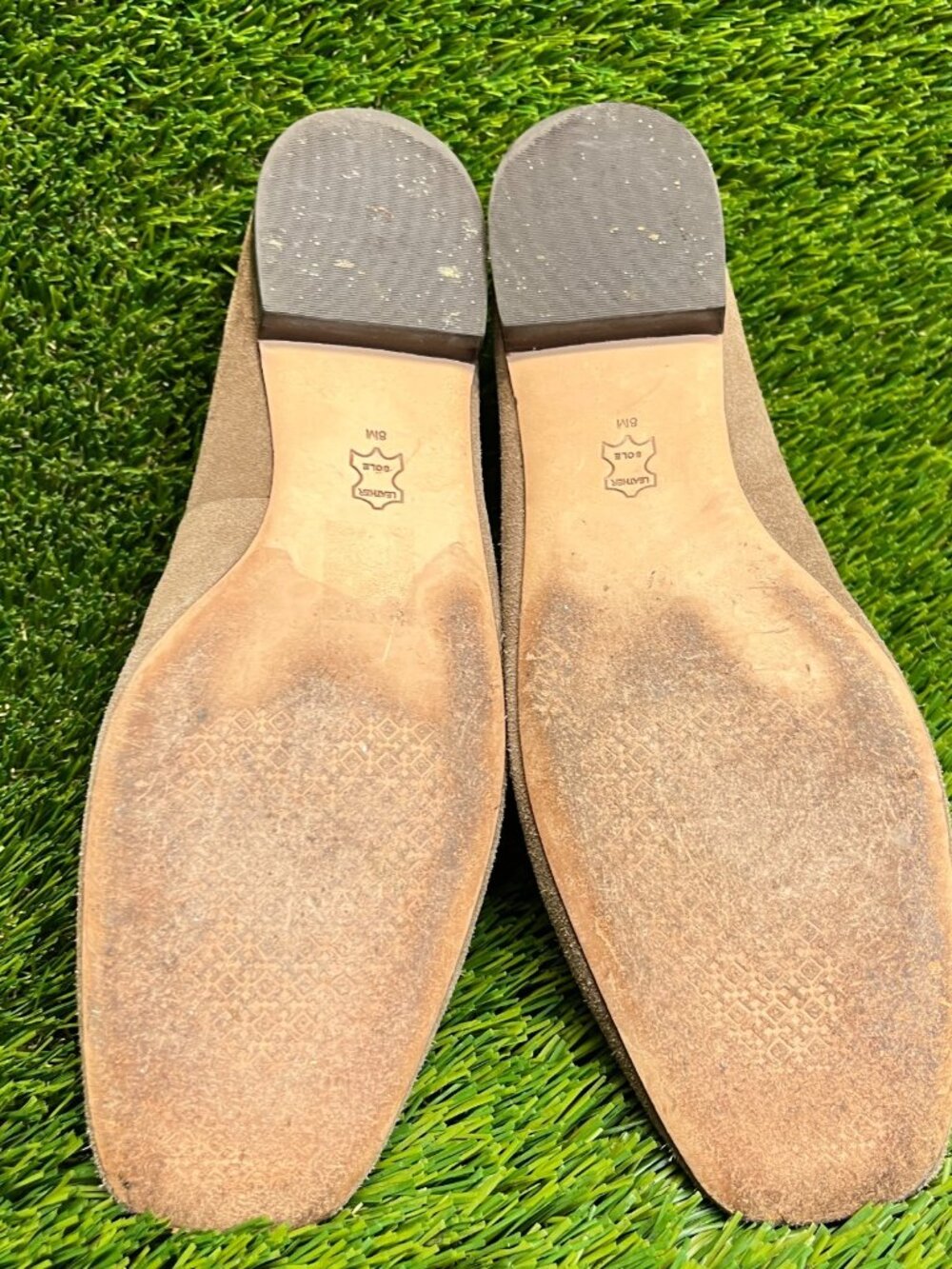 Tory Burch Miller Womens Size 8 Brown Casual Suede Square Toe Loafer Flats Shoes - Picture 7 of 10